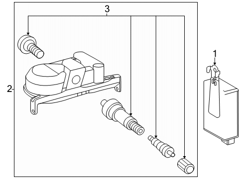 2025 Toyota Tacoma Tire Pressure Monitoring Diagram