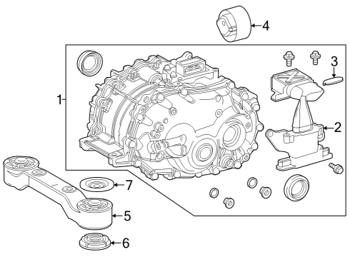 2025 Toyota Grand Highlander Hybrid Components Diagram 2 - Thumbnail