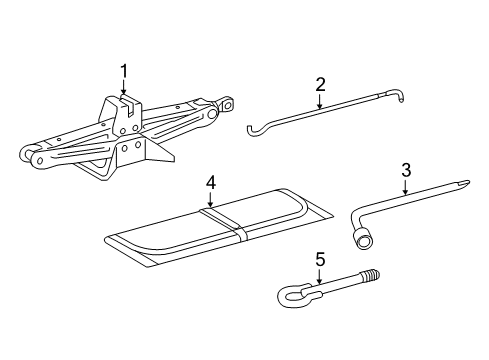 2018 Toyota Corolla iM Jack & Components Diagram