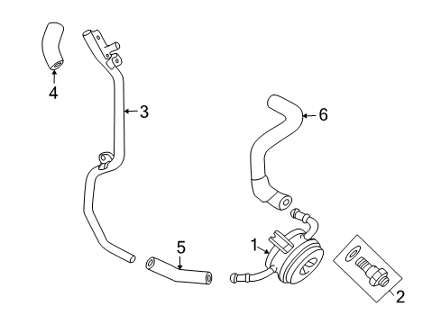 2002 Toyota Land Cruiser Engine Oil Cooler Diagram