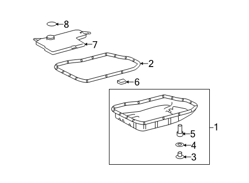 2011 Toyota Venza Transaxle Parts Diagram 2 - Thumbnail