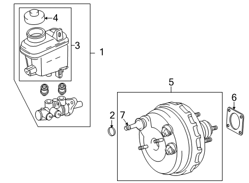2012 Toyota Tundra Hydraulic System - Brakes Diagram 2 - Thumbnail