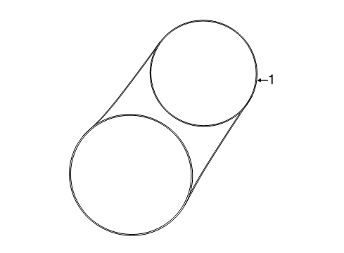 2018 Toyota Highlander Belts & Pulleys - Belts Diagram 2 - Thumbnail