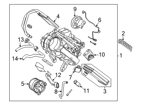 2011 Toyota Sienna Auxiliary Heater & A/C Diagram