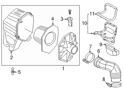 2025 Toyota Tacoma Air Intake Diagram 2 - Thumbnail