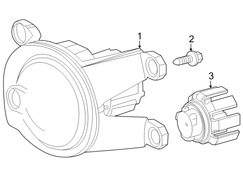 2025 Toyota GR Corolla Fog Lamps Diagram