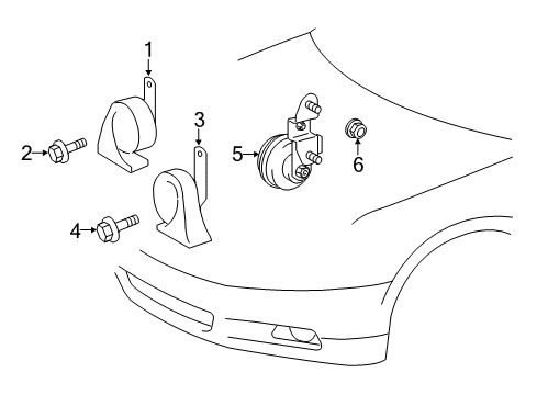 2012 Toyota Camry Horn Diagram