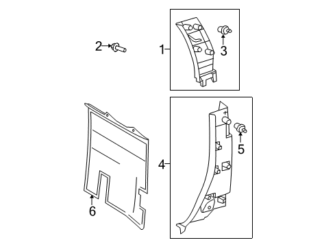 2010 Toyota Tundra Interior Trim - Cab Diagram 9 - Thumbnail