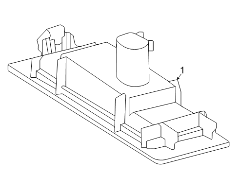 2025 Toyota GR Supra License Lamps Diagram