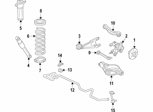 2024 Toyota RAV4 Lower Control Arm - Rear Diagram