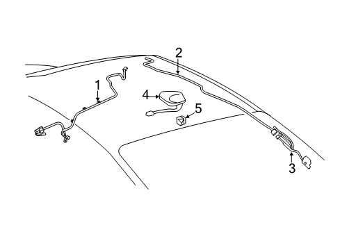 2012 Toyota Camry Antenna & Radio Diagram