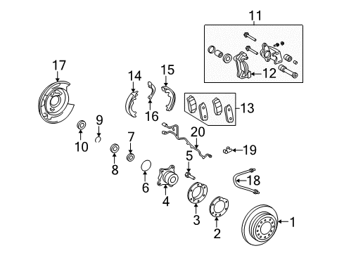 2012 Toyota FJ Cruiser Anti-Lock Brakes Diagram