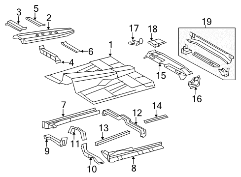 2016 Toyota Tundra Floor Diagram 3 - Thumbnail