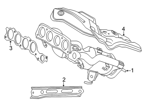 2025 Toyota Sienna Exhaust Manifold Diagram