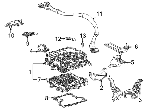 2024 Toyota Tacoma Hybrid Components Diagram