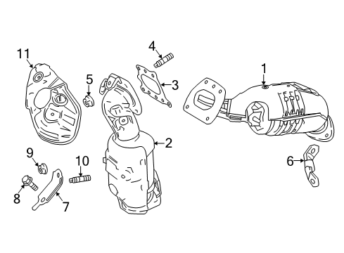 2019 Toyota Sienna Exhaust Manifold Diagram