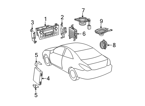 2006 Toyota Solara Sound System Diagram 2 - Thumbnail