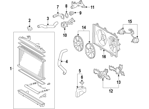 2011 Toyota Avalon Cooling Fan Diagram