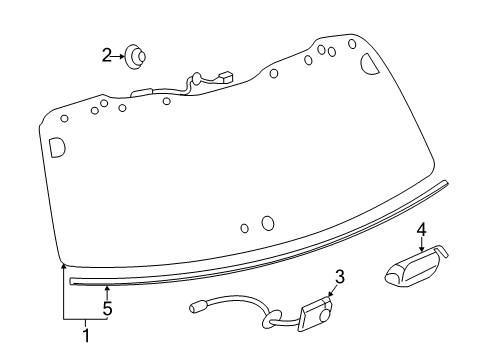 2010 Toyota Highlander Lift Gate Diagram 9 - Thumbnail