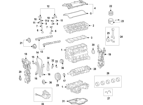 2021 Toyota Avalon Engine Mounting Diagram 3 - Thumbnail