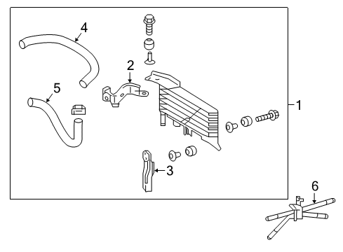 2017 Toyota Tacoma Oil Cooler Diagram