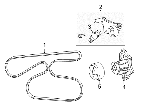 2006 Toyota Solara Belts & Pulleys - Maintenance Diagram 2 - Thumbnail