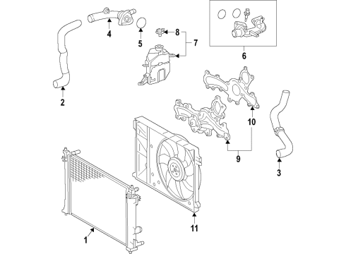 2022 Toyota Avalon Cooling System Diagram