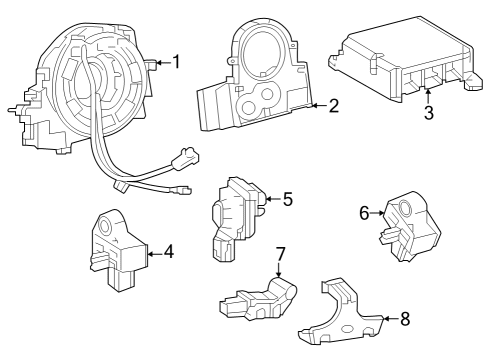 2024 Toyota GR Corolla Supplemental Restraint System Diagram 2 - Thumbnail