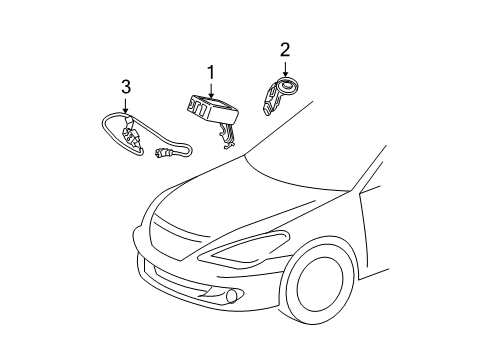 2005 Toyota Solara Alarm System Diagram