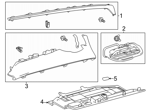 2025 Toyota Crown Signia Instrument Panel Components Diagram 3 - Thumbnail