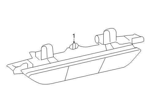 2012 Scion xB High Mount Lamps Diagram