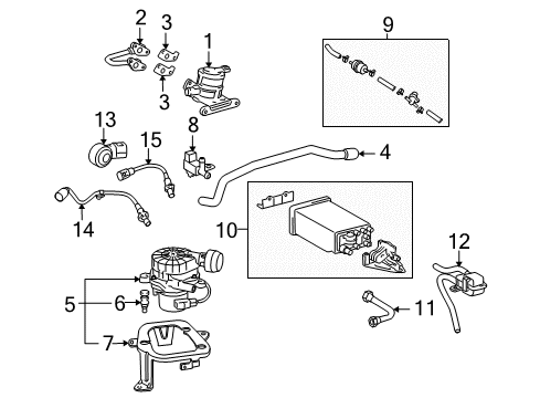 2005 Toyota Tacoma A.I.R. System Diagram