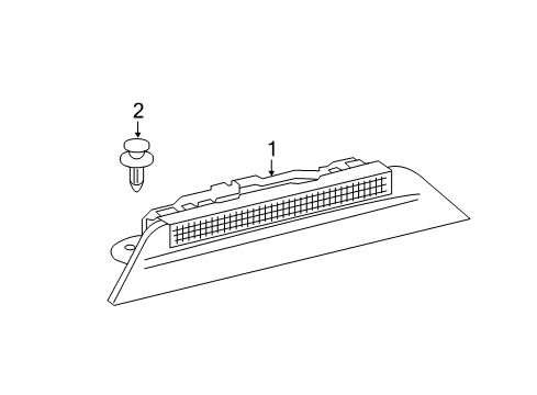 2014 Scion iQ High Mount Lamps Diagram