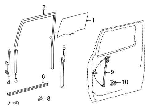 2025 Toyota Tundra Rear Door Diagram 2 - Thumbnail
