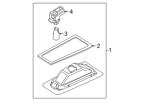 2018 Toyota Yaris iA Bulbs Diagram