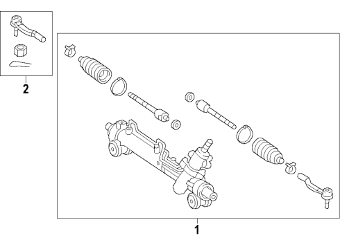 2014 Toyota Camry Steering Gear & Linkage Diagram 3 - Thumbnail