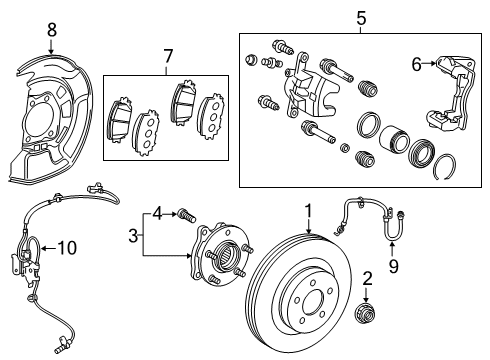 2025 Toyota Corolla Anti-Lock Brakes Diagram