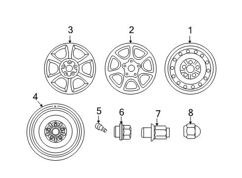 2004 Toyota Solara Wheels Diagram