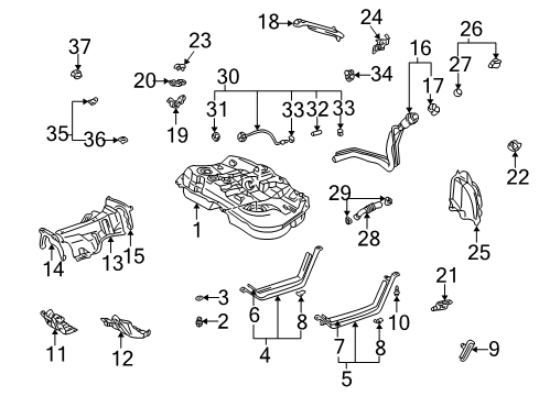 2002 Toyota Highlander Fuel Supply Diagram 2 - Thumbnail
