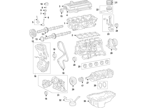 2000 Toyota Solara Engine Mounting Diagram
