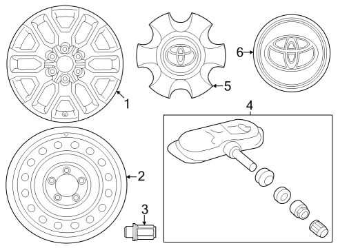 2025 Toyota Sequoia Wheels Diagram 2 - Thumbnail