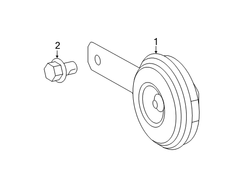 2018 Toyota Corolla iM Horn Diagram
