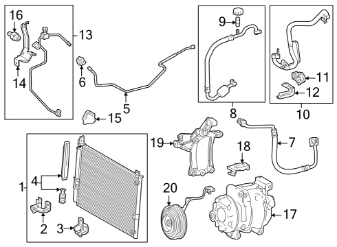 2025 Toyota Tundra A/C Compressor Diagram