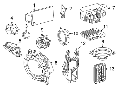 2025 Toyota Tacoma Sound System Diagram