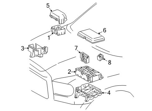 2012 Toyota Sequoia Fuse & Relay Diagram 2 - Thumbnail