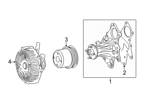 2025 Toyota Sequoia Water Pump Diagram
