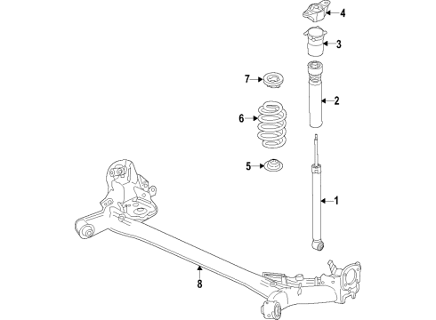 2016 Scion iA Rear Axle Diagram