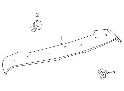 2014 Toyota Venza Rear Spoiler Diagram