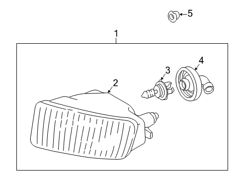 1998 Toyota Land Cruiser Fog Lamps Diagram