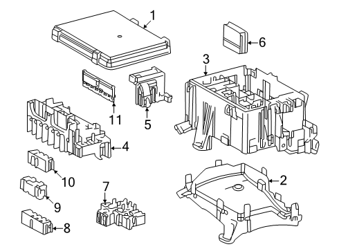 2024 Toyota Land Cruiser Fuse & Relay Diagram 2 - Thumbnail